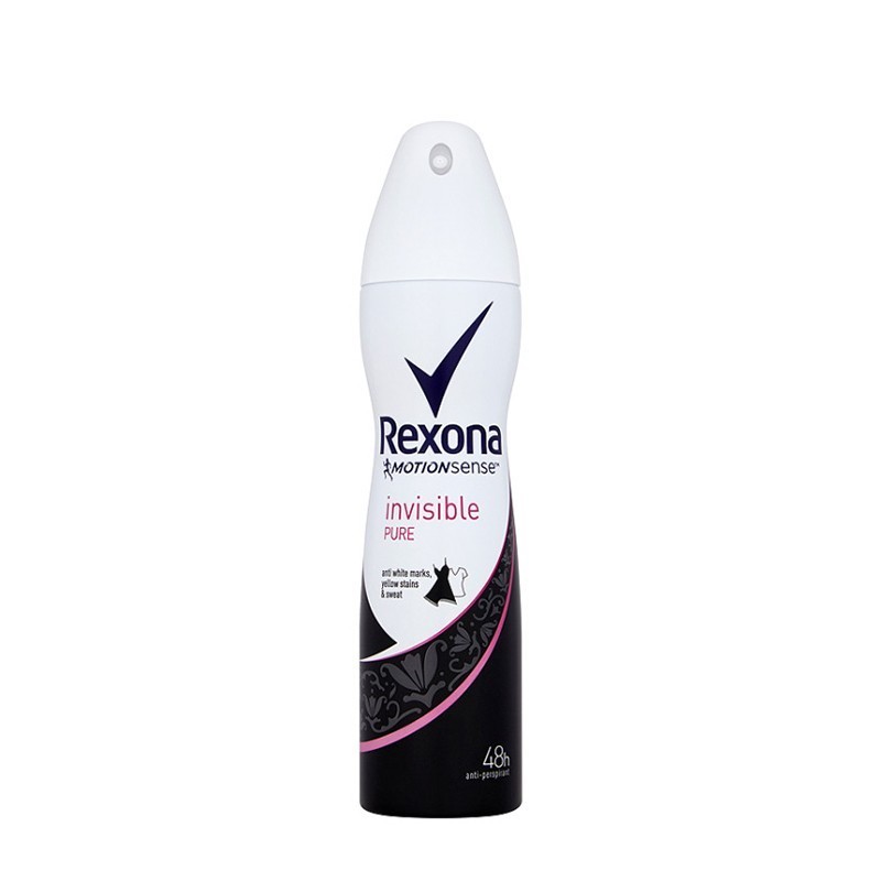 REXONA ΑΠΟΣΜΗΤΙΚΟ INVISIBLE PURE  BLACK & WHITE 150ML