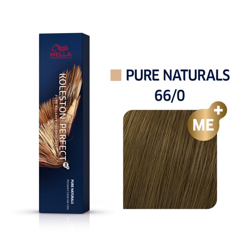 WELLA KOLESTON PERFECT ME+ PURE NATURALS N.66/0 ΞΑΝΘΟ ΣΚΟΥΡΟ ΕΝΤΟΝΟ 60ML