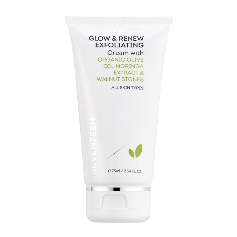 SEVENTEEN GLOW AND RENEW EXFOLIATING CREAM ALL TYPES 75ML