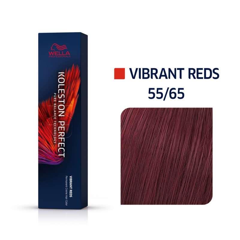 WELLA KOLESTON PERFECT ME+ VIBRANT REDS 55/65 ΕΝΤΟΝΟ ΚΑΣΤΑΝΟ ΑΝΟΙΧΤΟ ΒΙΟΛΕ ΜΑΟΝΙ 60ML