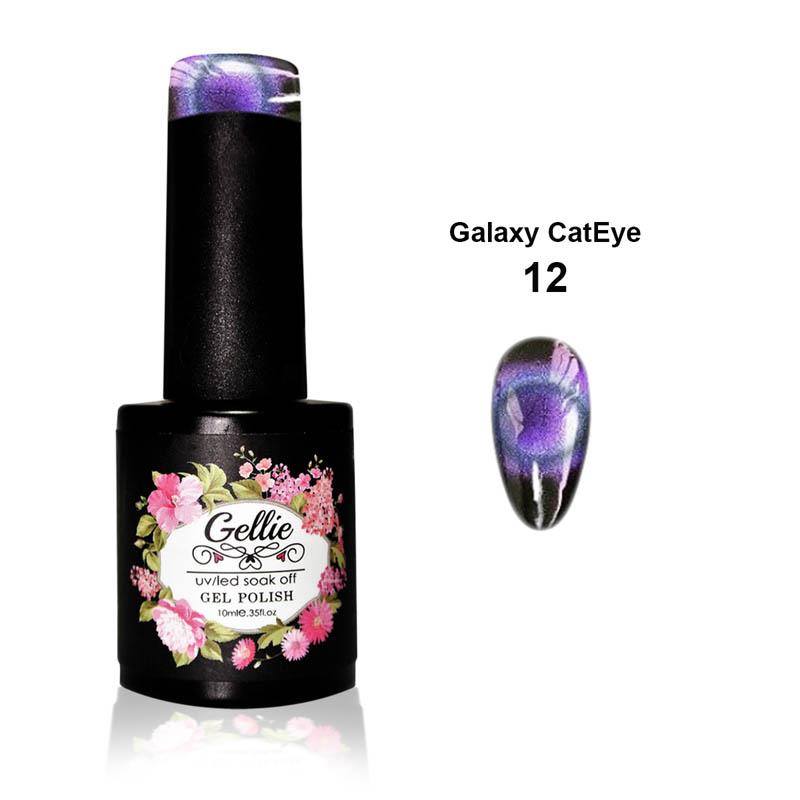 GELLIE GALAXY CATEYE 12 10ML - ΜΠΛΕ ΜΑΤΖΕΝΤΑ