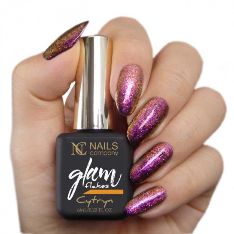 NC NAILS GLAM FLAKES CYTRYN 6ML