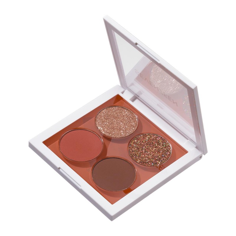 SEVENTEEN VIBRANT EYES QUAD PALETTE N.06 WARM SUNSET