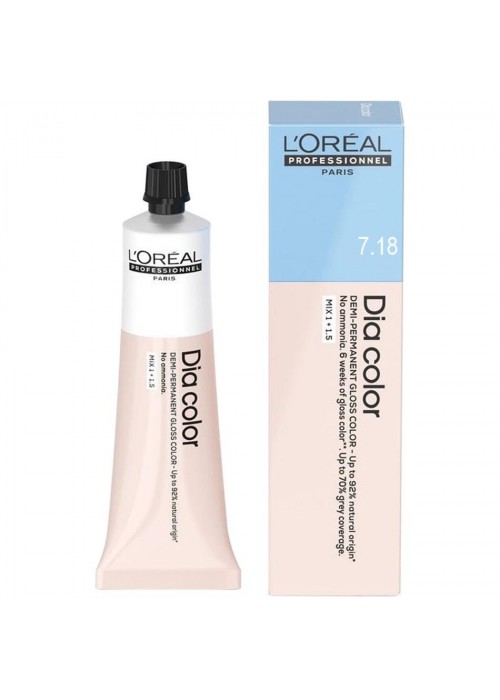 LOREAL DIA COLOR N7.18 ΞΑΝΘΟ ΣΑΝΤΡΕ ΜΟΚΑ 60ML