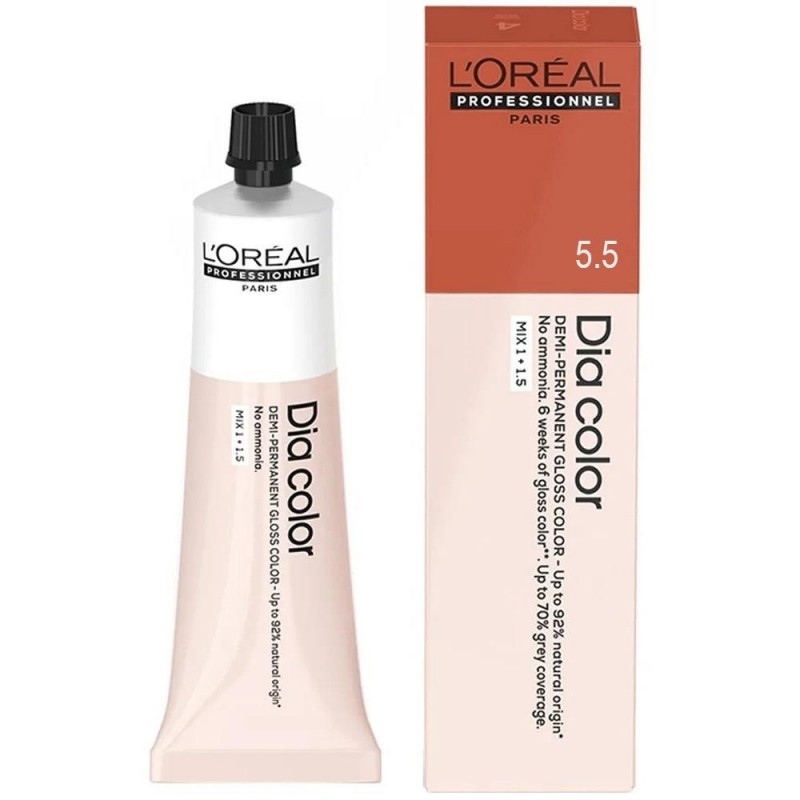 LOREAL DIA COLOR N5.5 ΚΑΣΤΑΝΟ ΑΝΟΙΧΤΟ ΑΚΑΖΟΥ 60ML