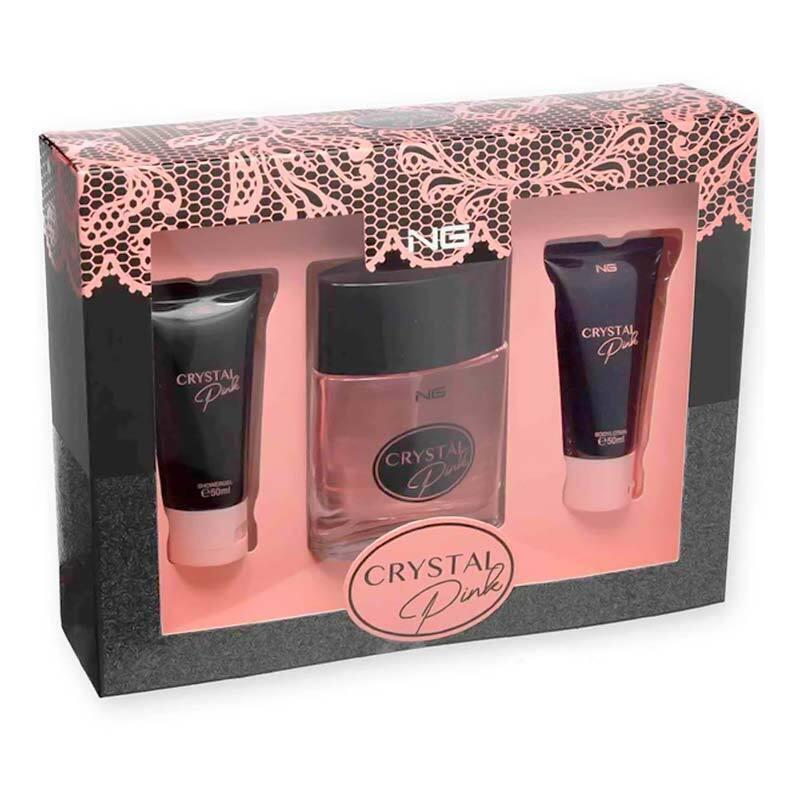 CRYSTAL PINK EDP 100ML-SHOWER GEL 50ML-BODY LOTION 50ML