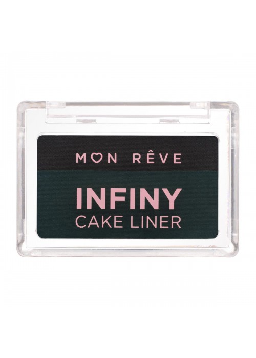 MON REVE INFINY CAKE LINER N.02 DEEP JUNGLE & BLACK