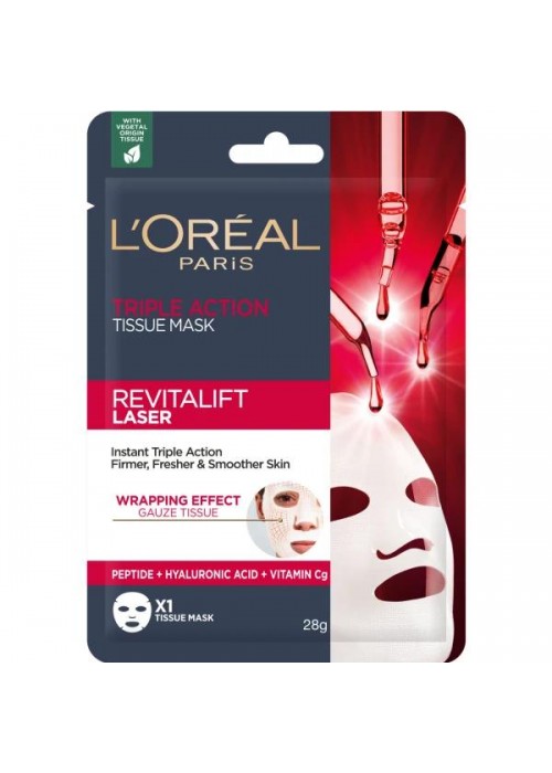 L OREAL REVITALIFT LASER TISSUE MASK 28GR