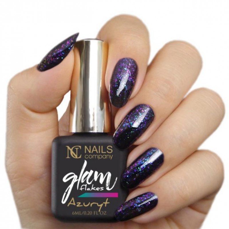 NC NAILS GLAM FLAKES AZURYT 6ML