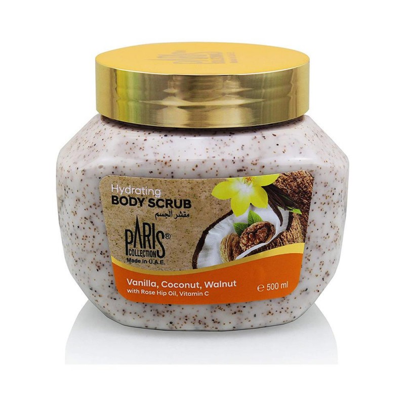 PARIS COLLECTION BODY SCRUB VANILLA-COCONUT-WALNUT 500ML