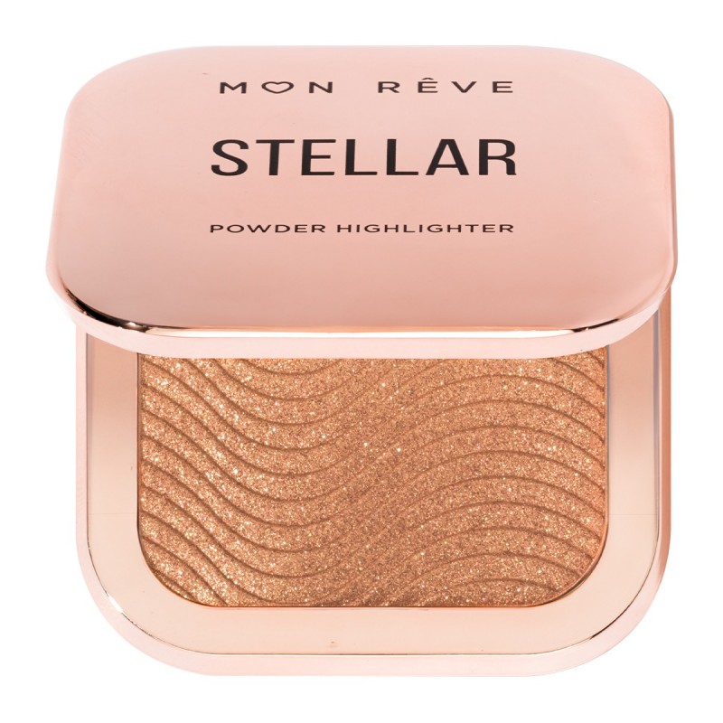 MON REVE STELLAR POWDER HIGHLIGHTER N.02 GOLDEN SAND