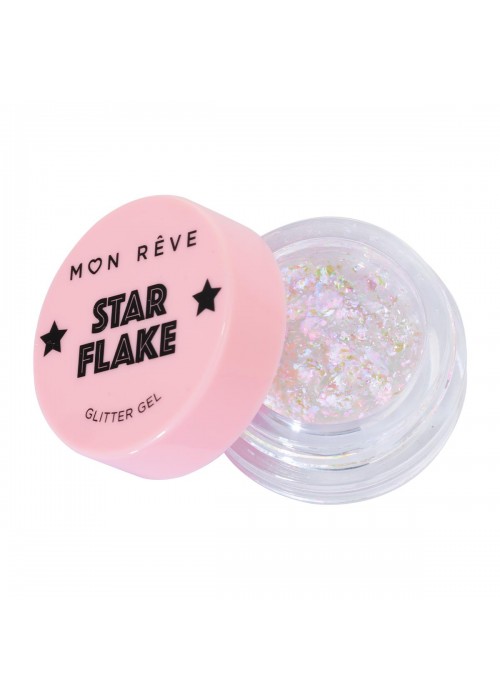 MON REVE STAR FLAKE GLITTER GEL N.01 MERMAID