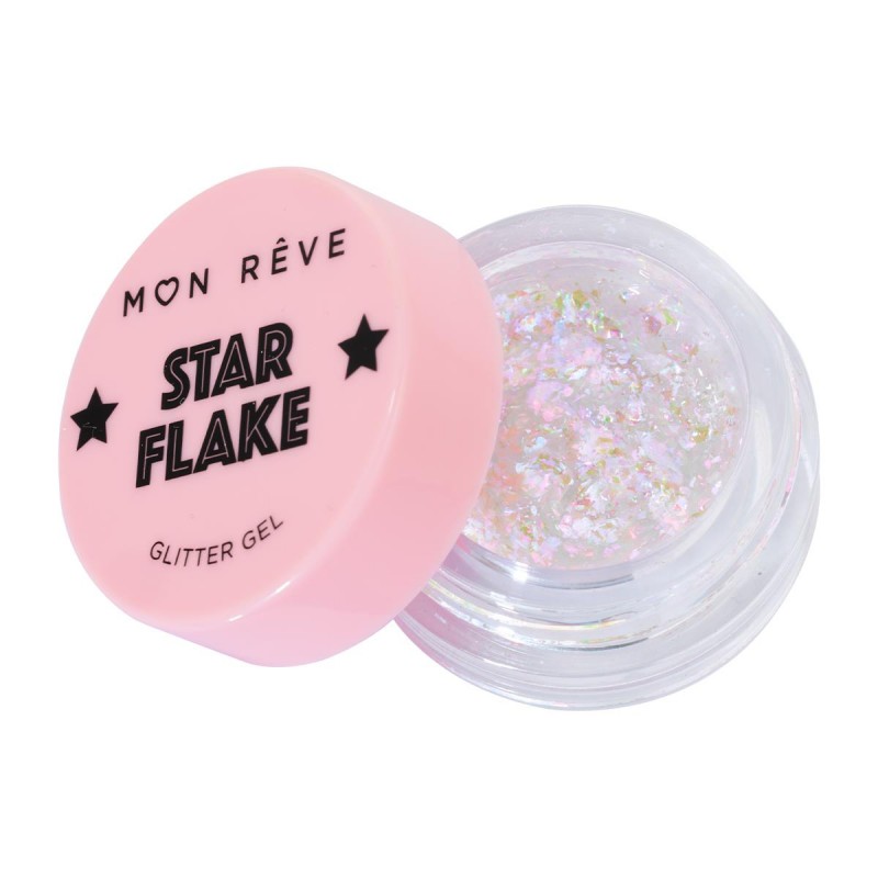 MON REVE STAR FLAKE GLITTER GEL N.01 MERMAID