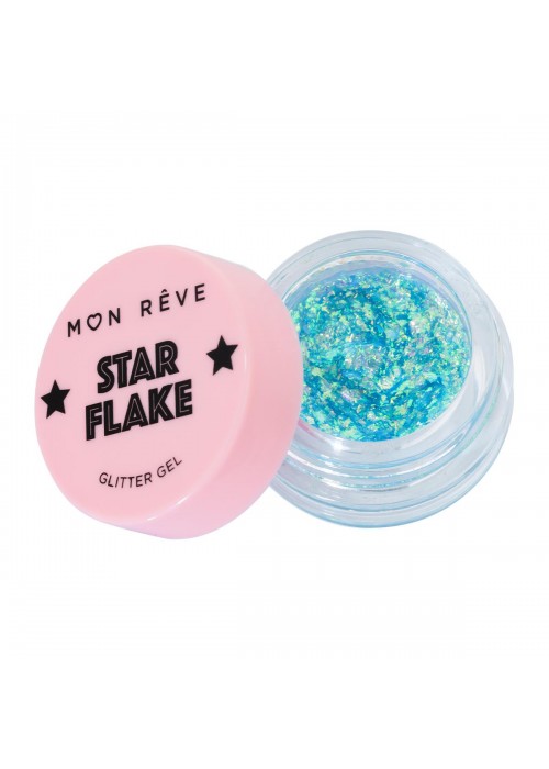 MON REVE STAR FLAKE GLITTER GEL N.02 HONEYMOON