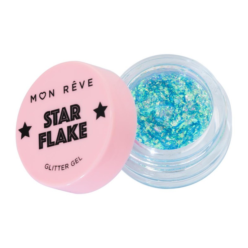 MON REVE STAR FLAKE GLITTER GEL N.02 HONEYMOON