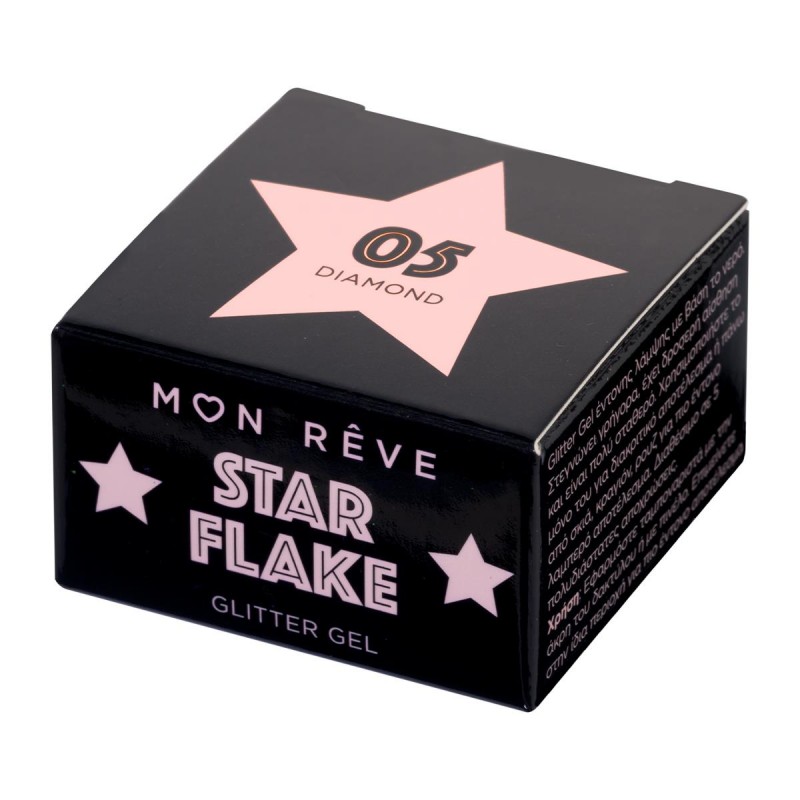 MON REVE STAR FLAKE GLITTER GEL N.05 DIAMOND