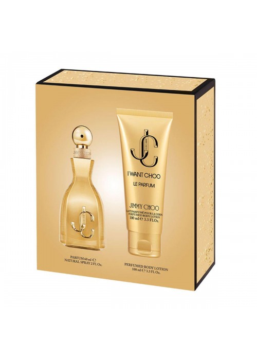 JIMMY CHOO I WANT CHOO LE PARFUME EDP 60ML- BODY LOTION 100ML