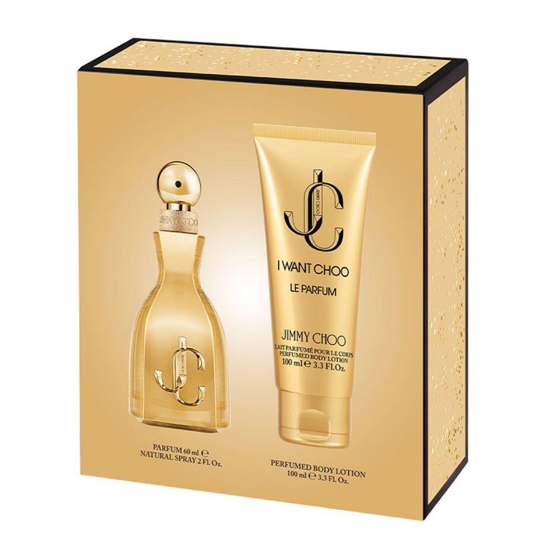 JIMMY CHOO I WANT CHOO LE PARFUME EDP 60ML- BODY LOTION 100ML