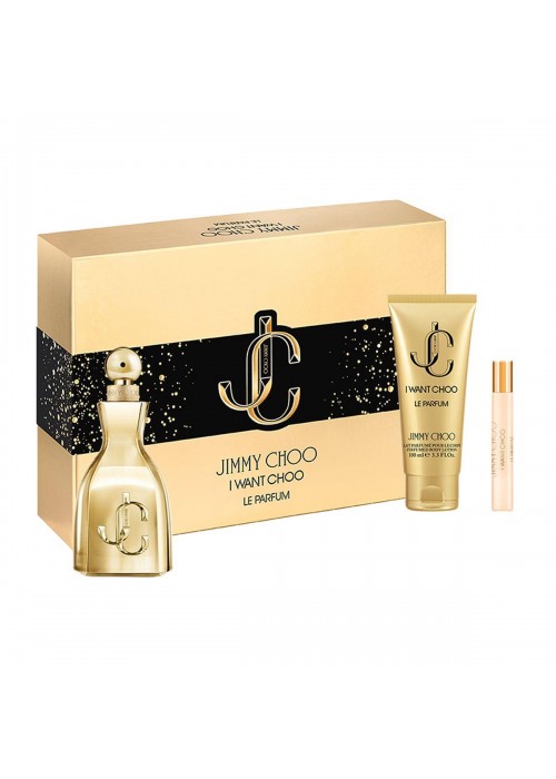 JIMMY CHOO I WANT CHOO LE PARFUME EDP 100ML- BODY LOTION 100ML-EDP 7.ML