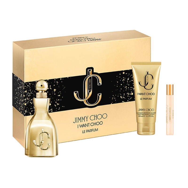 JIMMY CHOO I WANT CHOO LE PARFUME EDP 100ML- BODY LOTION 100ML-EDP 7.ML