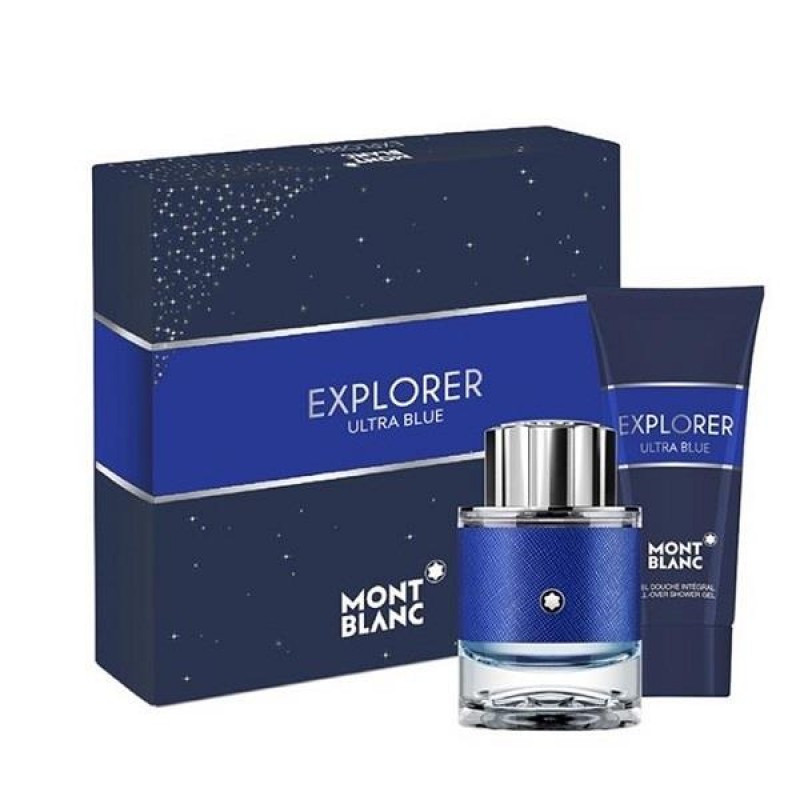 MONTBLANC EXPLORER ULTRA BLUE EDP 60ML-SHOWER GEL 100ML