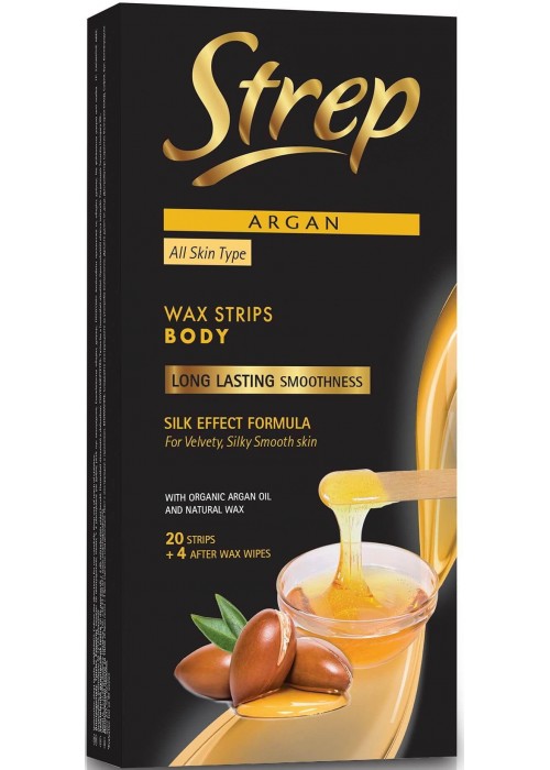 STREP ARGAN WAX STRIPS BODY 24 STRIPS