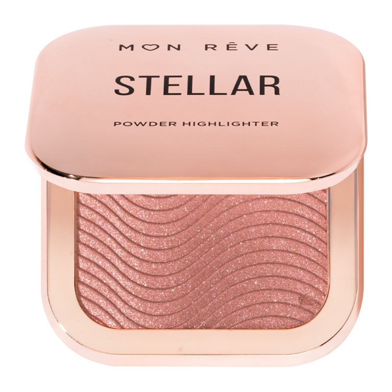 MON REVE STELLAR POWDER HIGHLIGHTER N.04 ROSE GOLD