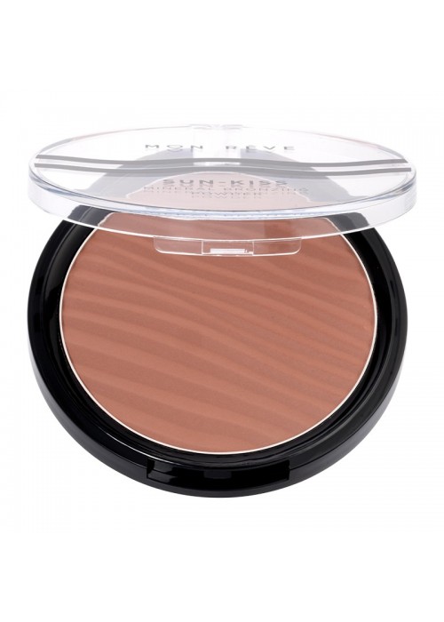 MON REVE SUN KISS MINERAL BRONZING POWDER N.02 SUN KISS ΜΑΤΤΕ