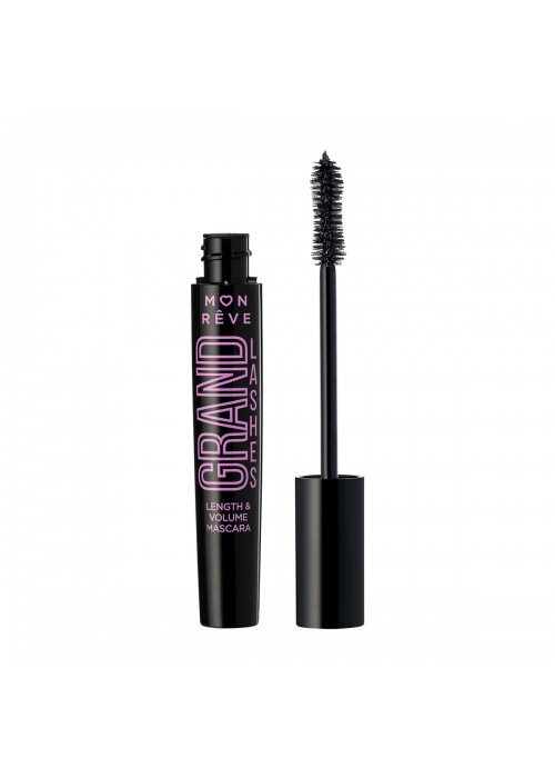 MON REVE ΜΑΣΚΑΡΑ GRAND LASHES N.01 BLACK 12ML