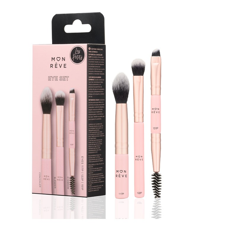 MON REVE SET 3PCS BRUSH EYES