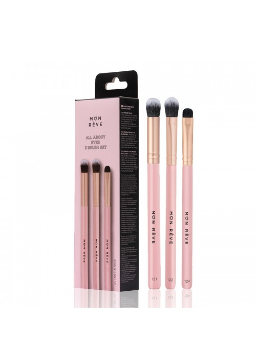 MON REVE SET 3PCS BRUSH ALL EYES