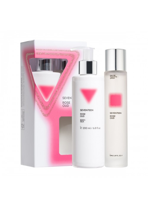 SEVENTEEN SET ROSE OUD EDT 50ML-BODY LOTION 200ML