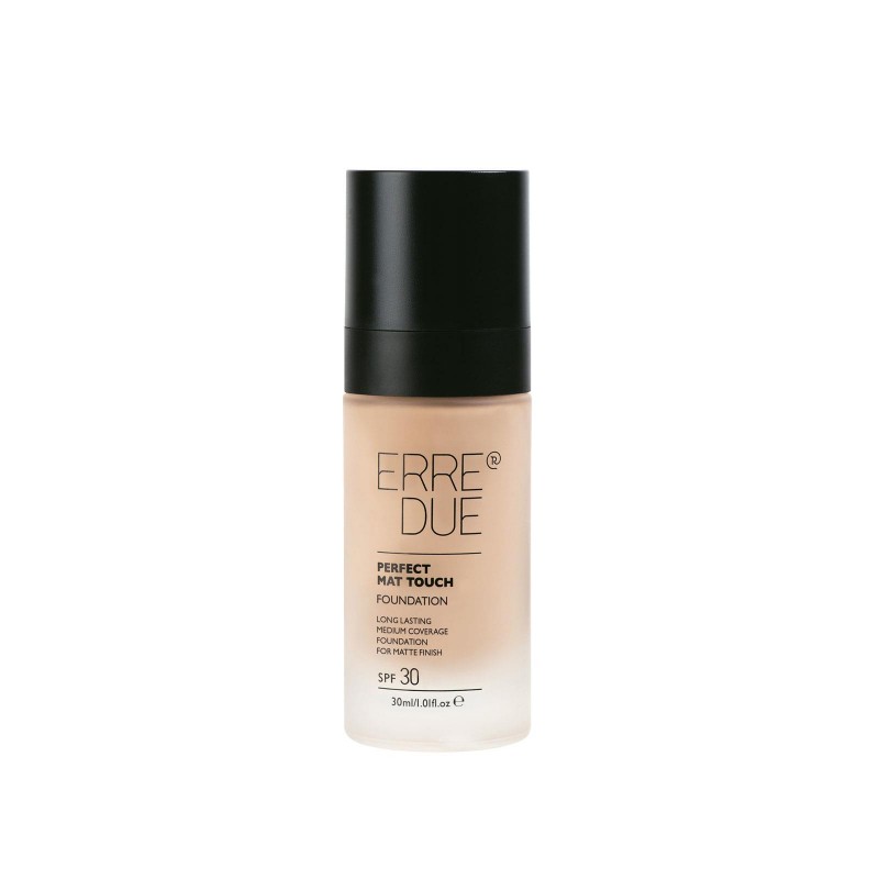 ERRE DUE PERFECT MATTE TOUCH FOUNDATION SPF30 N.302 PURE CREAM 30ML