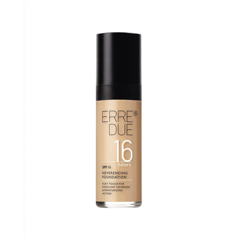 ERRE DUE NEVERENDING FOUNDATION 16HRS SPF15 N.503.00 TOASTED NUT 30ML