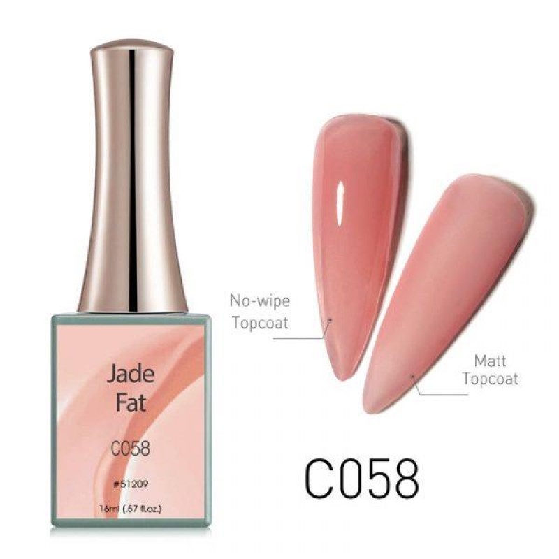 CANNI HYBRID NAIL COLOR JADE FAT C058 16ML