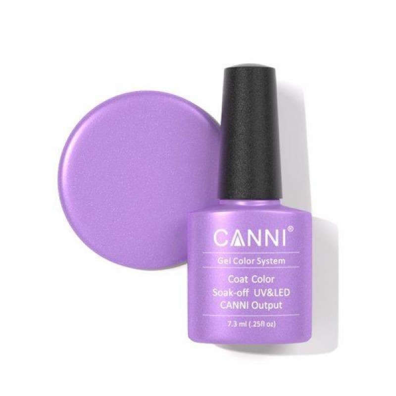 CANNI HYBRID NAIL COLOR N.226 ELEGANT PURPLE PEARL 7.3ML